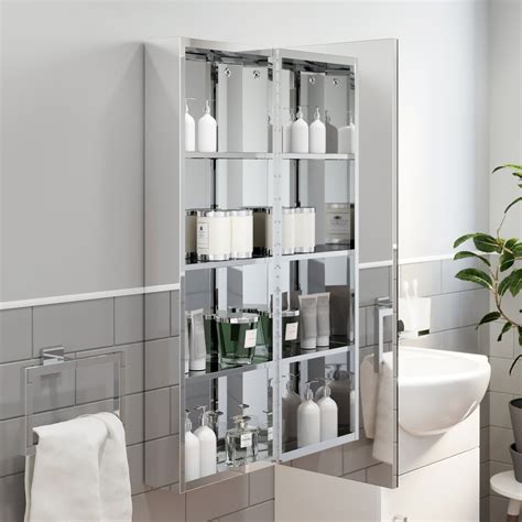 Stainless Steel Tall Bathroom Cabinets & Shelving 